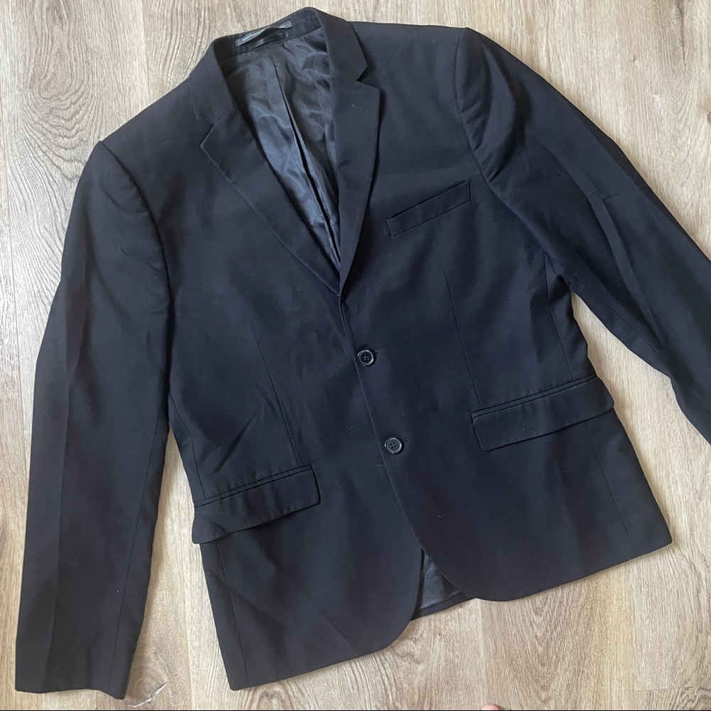 H&M | black two button blazer suit jacket